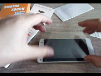 Smart Touch手機鋼化玻璃膜操作演示（英文字幕）