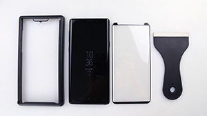 NOTE9 全膠鋼化膜貼膜神器介紹
